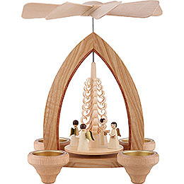 1 - Tier Pyramid  -  Angels  -  Natural  -  26cm / 10.2 inch