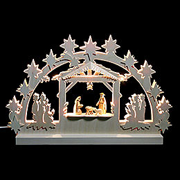 3D Double Arch  -  Nativity  -  42x30x4,5cm / 16x12x2 inch