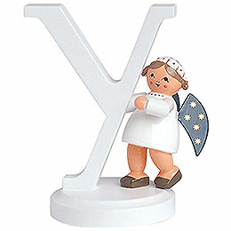 Angel Letter "Y"  -  7cm / 2.8 inch