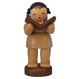 Angel with Book  -  Natural Colors  -  Standing  -  6cm / 2,3 inch