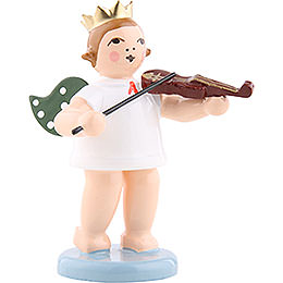 Angel with Crown and Violin  -  6,5cm / 2.5 inch