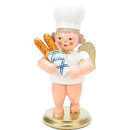 Baker Angel with Baguette  -  7,5cm / 3 inch