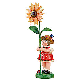 Blumenkind Mädchen mit Sonnenhut  -  11cm