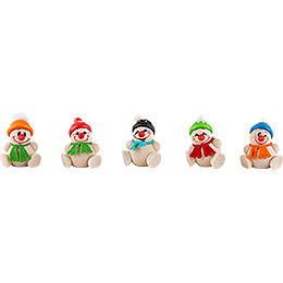 COOL MAN Junior with Scarf  -  5 pcs.  -  6cm / 2.4 inch