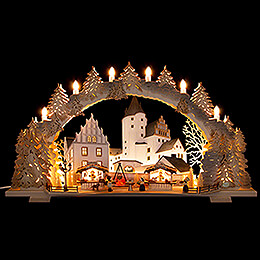 Candle Arch  -  Christmas Market at Schwarzenberg Castle  -  72x43cm / 28.3x16.9 inch