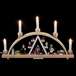 Candle Arch  -  Christmas at Seiffen  -  19x11 inch  -  48x28cm / 11 inch