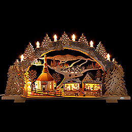 Candle Arch  -  Fair in Seiffen  -  72x43cm / 28.3x16.9 inch