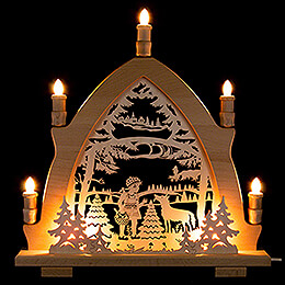 Candle Arch  -  Little Red Riding Hood  -  42x43cm / 16.5x16.9 inch