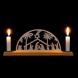 Candle Arch  -  Nativity  -  29x8cm / 11.4x3.1 inch