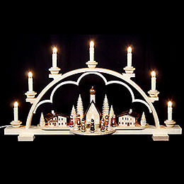 Candle Arch  -  Village in the Alps  -  64cm / 25 inch