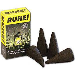 Crottendorfer Incense Cones  -  'RUHE!' Mosquito Repellent  -  XL Size
