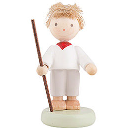 Flax Haired Children Little Brother  -  5cm / 2 inch