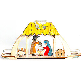 Handicraft Set  -  Tea Light Holder  -  Nativity  -  13cm / 5.1 inch