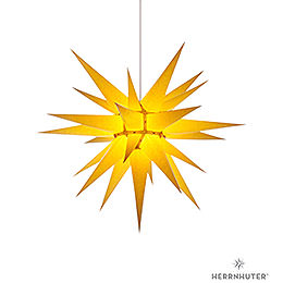 Herrnhuter Moravian Star I7 Yellow Paper  -  70cm / 27.6 inch