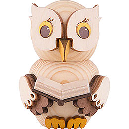 Mini Owl with Book  -  7cm / 2.8 inch