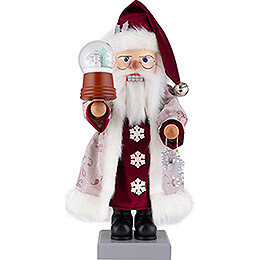 Nussknacker Weihnachtsmann Schneekugel  -  47cm
