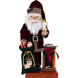 Nussknacker Weihnachtsmann am Kamin  -  49cm