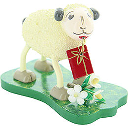 Sheep "Gratulanti", Brings Presents  -  5,5cm / 2.2 inch