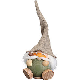 Smoker  -  Forest Dwarf Moss Green  -  Ball Figure  -  18cm / 7 inch
