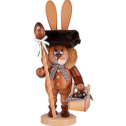 Smoker  -  Gnome  -  Bunny with Egg Basket  -  36cm / 14 inch