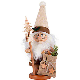 Smoker  -  Gnome Santa with Bar  -  39cm / 15 inch