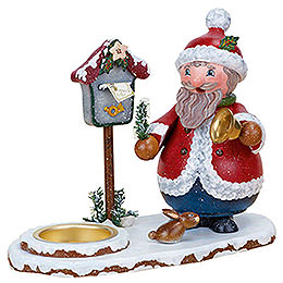 Smoker  -  Santa Claus with Tea Light 14cm / 5 inch