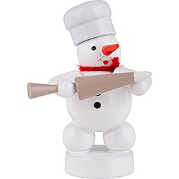 Snowman Baker with Decorating Bag  -  8cm / 3.1 inch