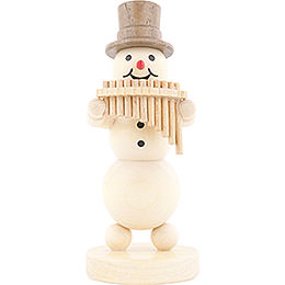 Snowman Musician Panpipes  -  12cm / 4.7 inch