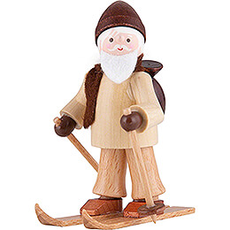 Thiel Figurine  -  Rupert on Ski  -  natural  -  6cm / 2.4 inch