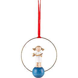 Tree Ornament  -  Angel with Music Book  -  7cm / 2.8 inch