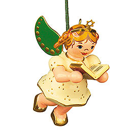 Tree Ornament  -  Angel with Songbook  -  6cm / 2,5 inch