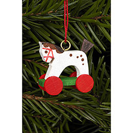 Tree Ornament  -  Horse Mini  -  2,5 / 2,2cm  -  1x1 inch