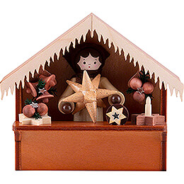 Weihnachtsmarktbude Sternemarkt mit Thiel - Figur  -  8cm