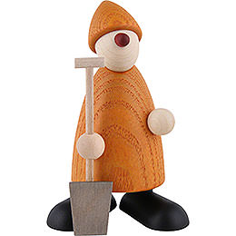 Well - Wisher Hans with Spade, Yellow  -  9cm / 3.5 inch