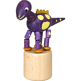 Wiggle Figure  -  Dinosaur  -  purple  -  8,5cm / 3.3 inch